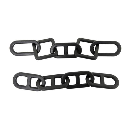 CosmoLiving by Cosmopolitan Wood Chain Sculpture Set
